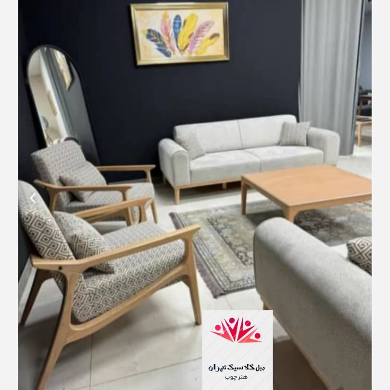 مبل مینیمال کلاسیک راحتی مدل رز کد687