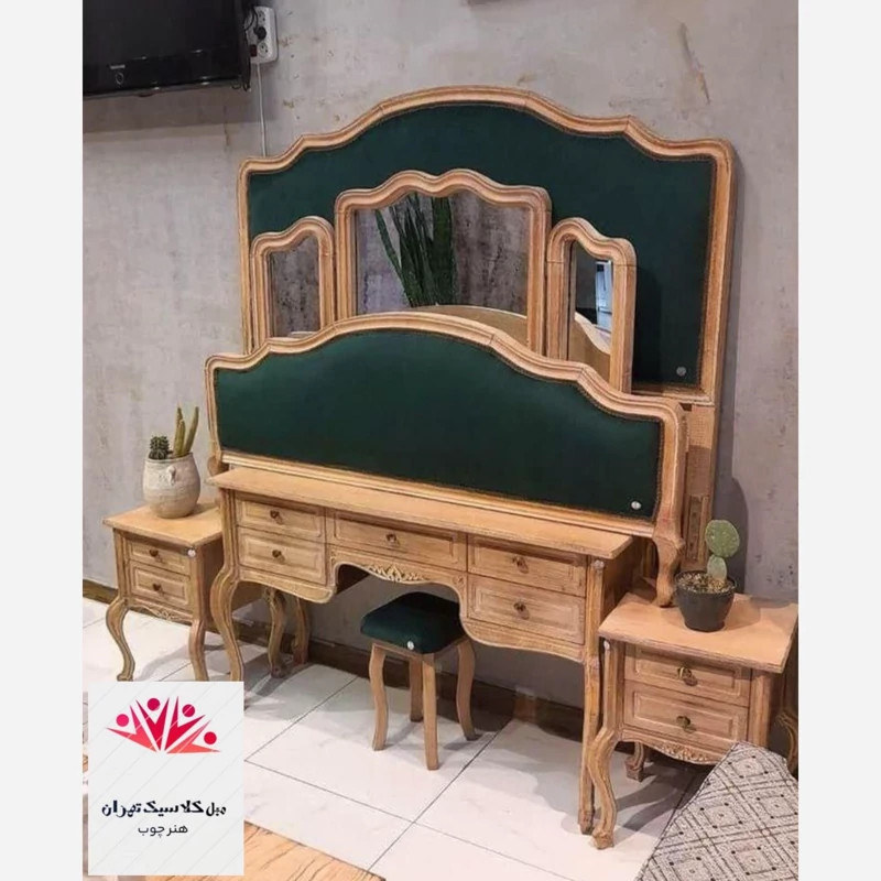 سرویس خواب حصیری کویین فرانسوی کد51